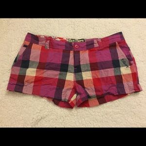 Plaid Billabong Shorts